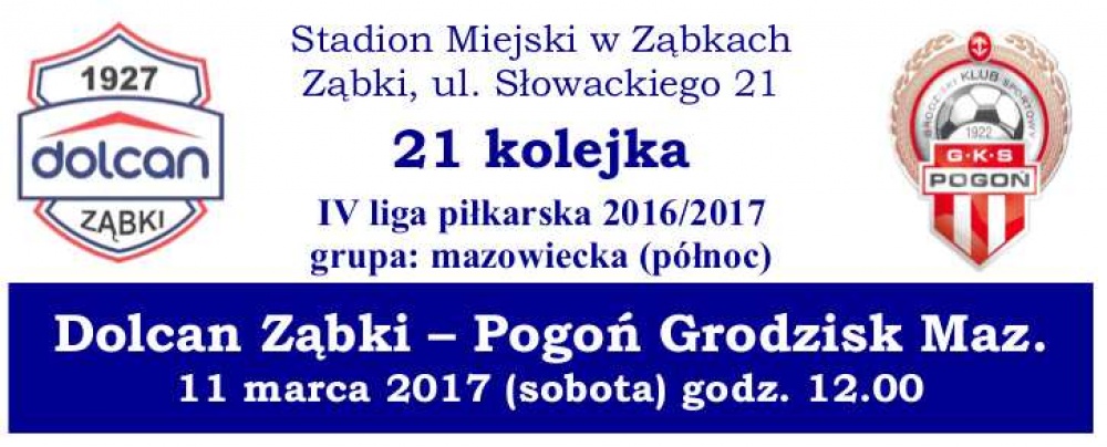 Zapowiedź sobotniego spotkania
