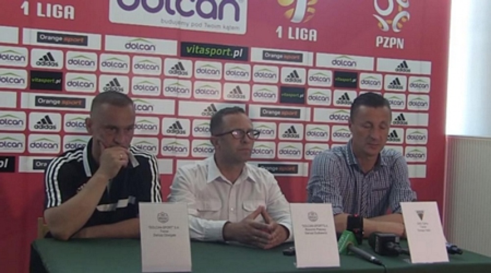 Pomeczowa konferencja prasowa DOLCAN Zabki-GKS Tychy