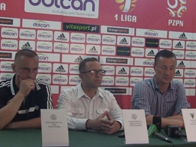 Pomeczowa konferencja prasowa DOLCAN Zabki-GKS Tychy
