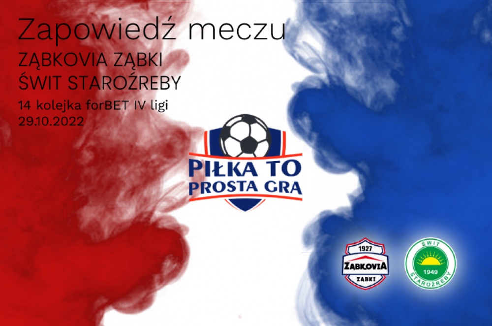 Zapowiedź meczu: PIŁKA TO PROSTA GRA – przed 14 kolejką