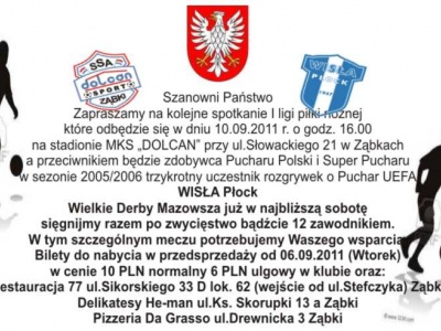 Zaproszenie - Wisła Płock