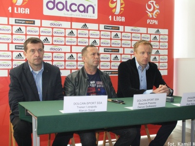 Konferencja prasowa po meczu Dolcan Ząbki - KGHM Zagłębie Lubin