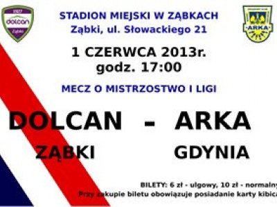 DOLCAN Ząbki -ARKA Gdynia
