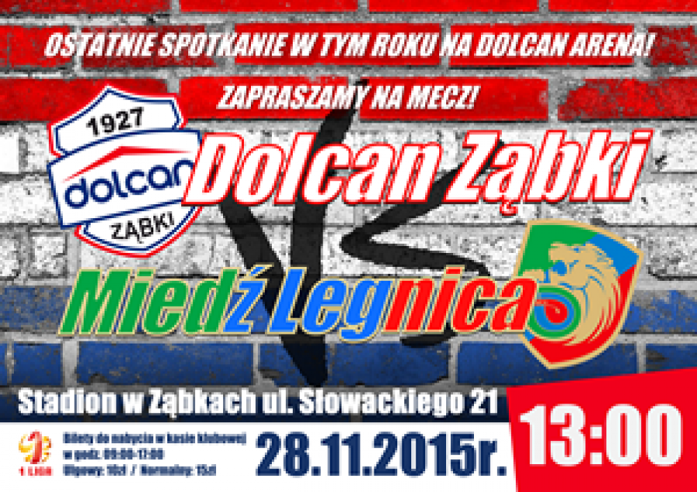 DOLCAN ZĄBKI - MIEDŹ LEGNICA
