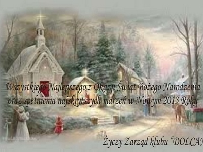 Zdrowych Wesołych Świąt Bożego Narodzenia oraz Szczęśliwego 2013 roku