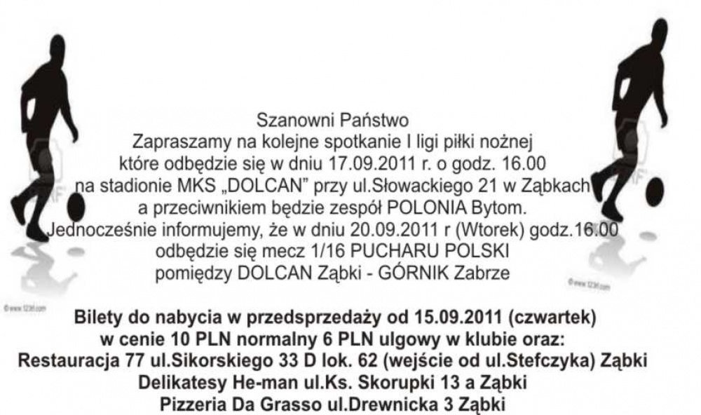 Mecz z Polonią Bytom