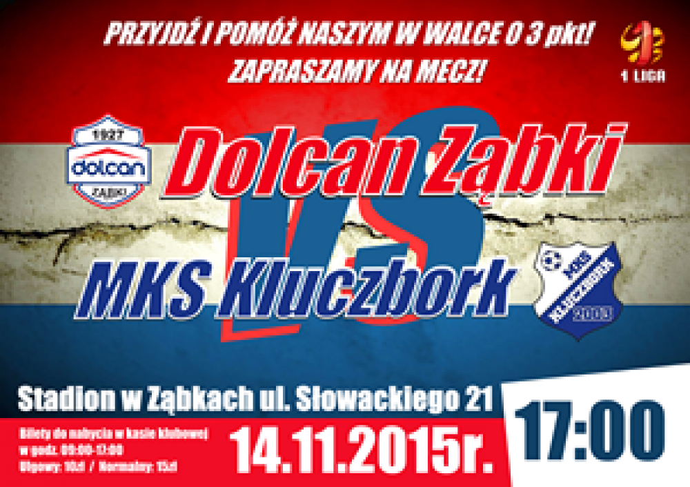 Zapowiedź meczu Dolcan - MKS Kluczbork